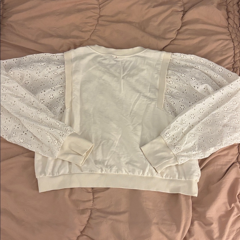 Pilcro by Anthropologie Washed Eyelet Top - Picture 7 of 7